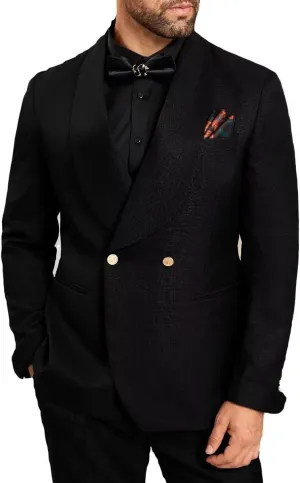 2 Piece Mens Suit Slim Fit Shawl Lapel Tuxedo for Mens Wedding Formal Business Party Prom for Men Blazer Jacket and Pant