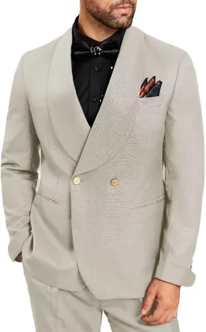 2 Piece Mens Suit Slim Fit Shawl Lapel Tuxedo for Mens Wedding Formal Business Party Prom for Men Blazer Jacket and Pant