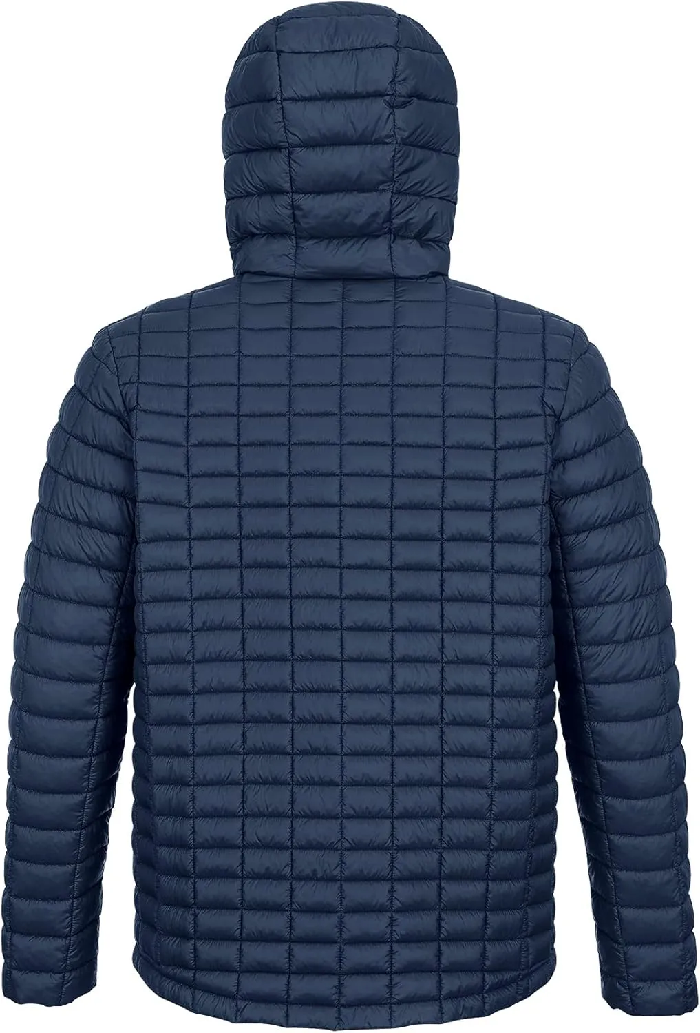 33,000ft Men's Thermolite Packable Hooded Quilted Puffer Jacket, Lightweight Warm Puffy Insulated Winter Coat