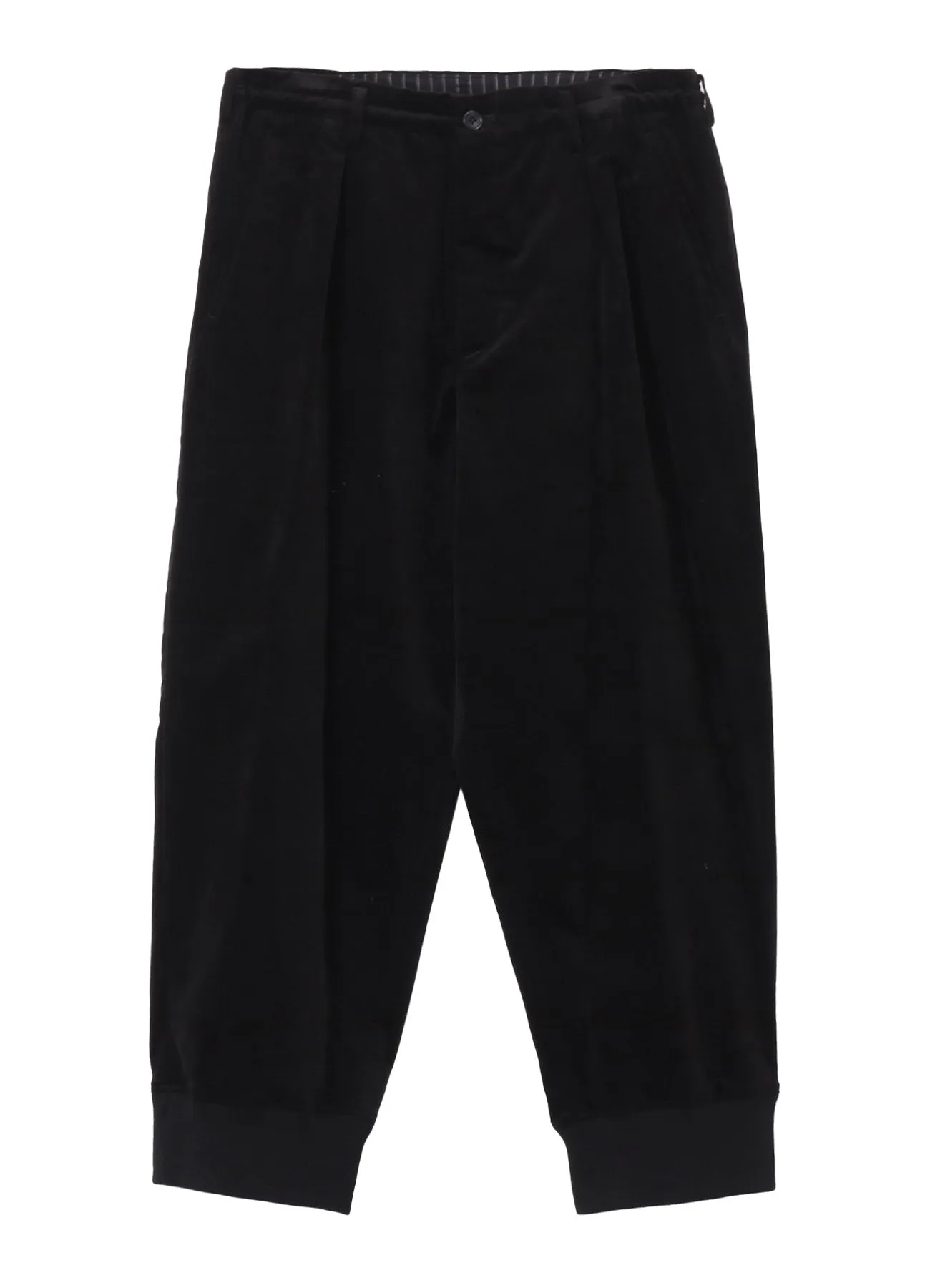 50C VELVET HEM RIB PANTS