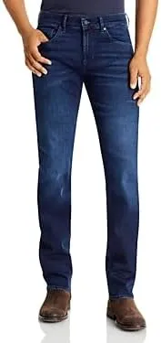7 For All Mankind Men's Luxe Performance Straight Leg Jeans