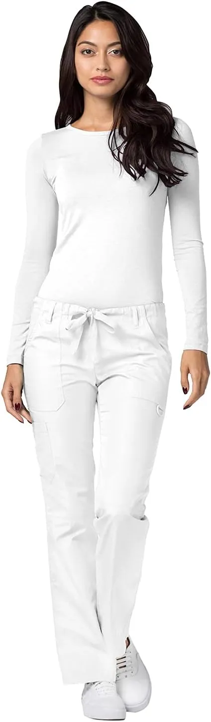 Adar Underscrubs for Women 2 Pack - Long Sleeve Underscrub Comfort Tee