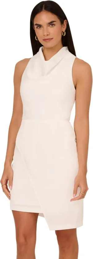Adrianna Papell Women's Asymmetric Short Dress
