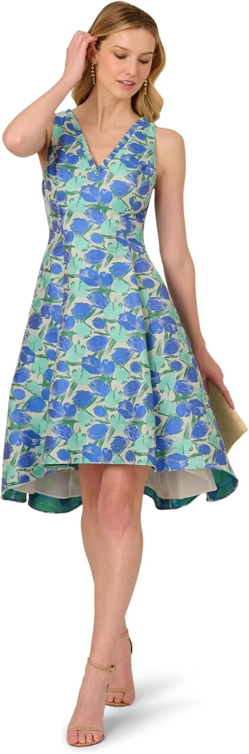 Adrianna Papell Women's Jacquard Dress