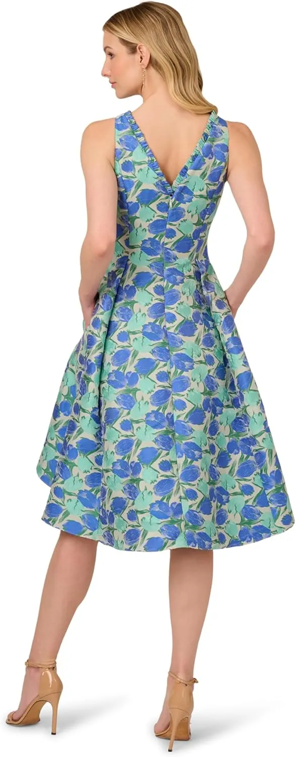 Adrianna Papell Women's Jacquard Dress
