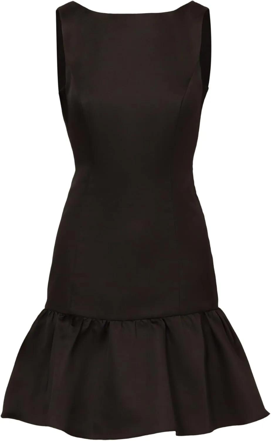 Adrianna Papell Women's Mikado Flounce Hem Midi Dress