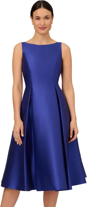 Adrianna Papell Women's Sleeveless Tea Length Dress