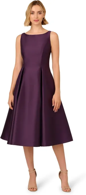 Adrianna Papell Women's Sleeveless Tea Length Dress