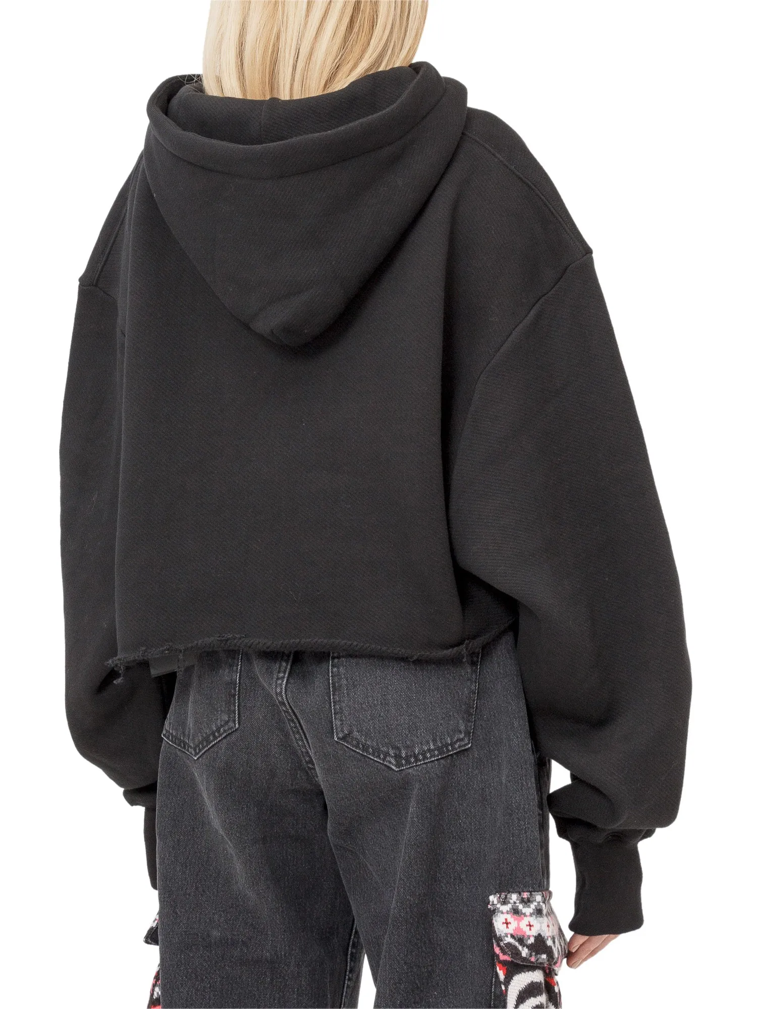 Alanui Scarf Tied Hoodie