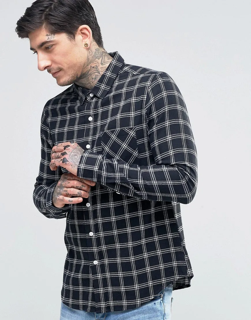Another Influence Checked Flannel Shirt