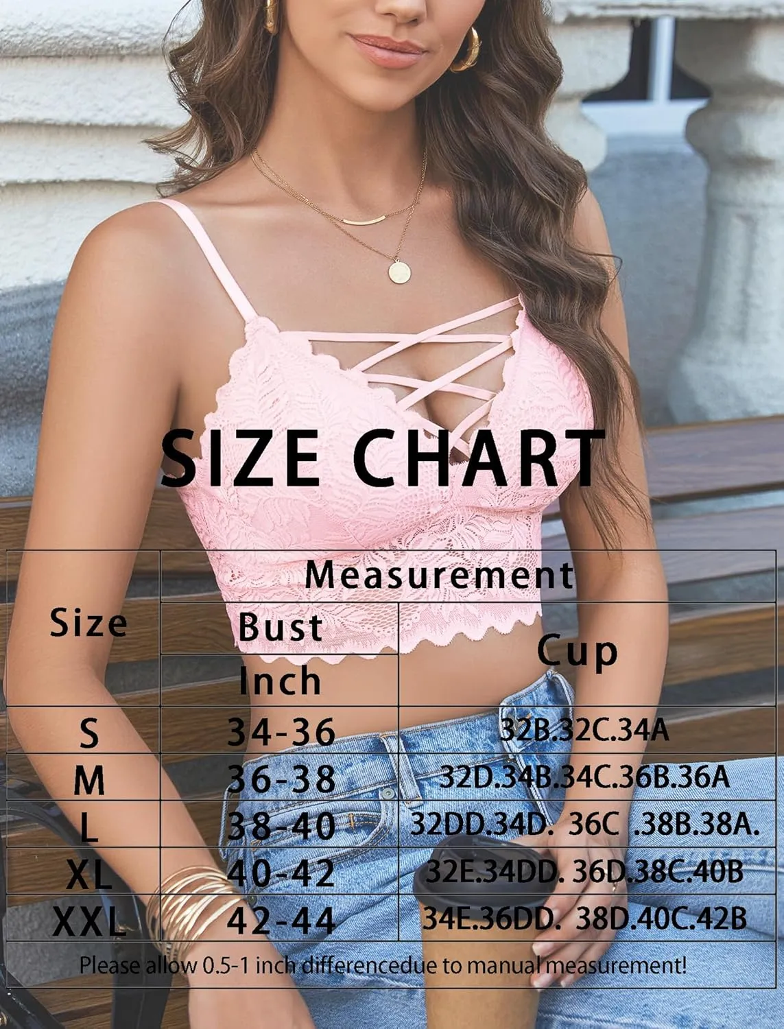 Avidlove Bralettes for Women V Neck Lace Camisole Y2K Tank Top Strappy Cami Unpadded Bra Lingerie Crop Tops Outfits