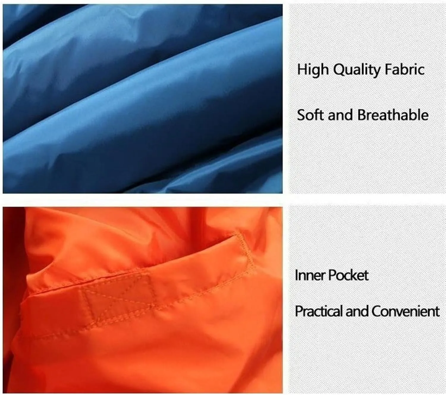 AYGJKIE Warm Winter Jacket Coat with Hood Medium Long Men's Cotton Padded Jacket with Windproof Zip