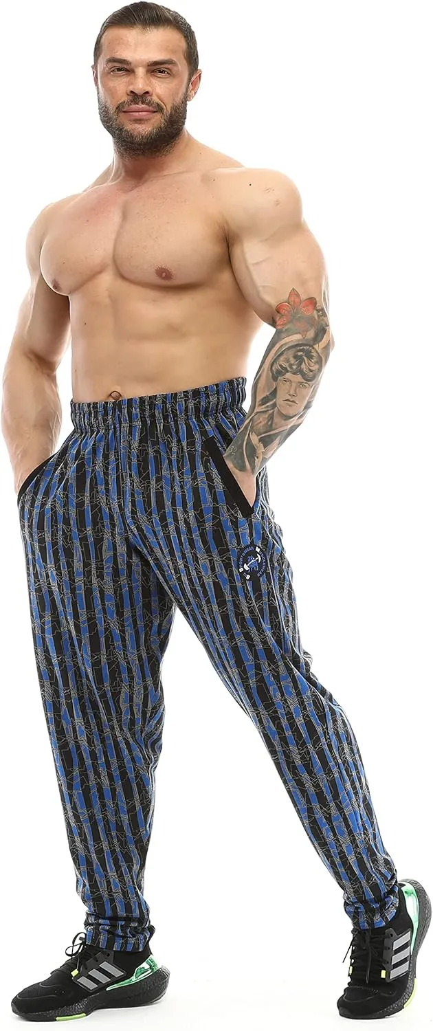 BIG SAM SPORTSWEAR COMPANY Men's Baggy Sweatpants with Pockets, Bodybuilding Active Wear Comfort Design Muscle Pants