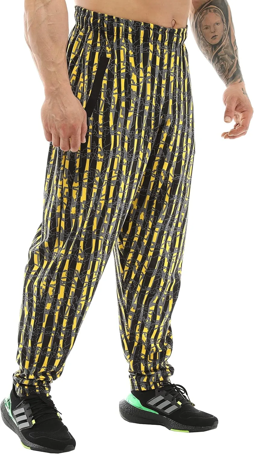 BIG SAM SPORTSWEAR COMPANY Men's Baggy Sweatpants with Pockets, Bodybuilding Active Wear Comfort Design Muscle Pants