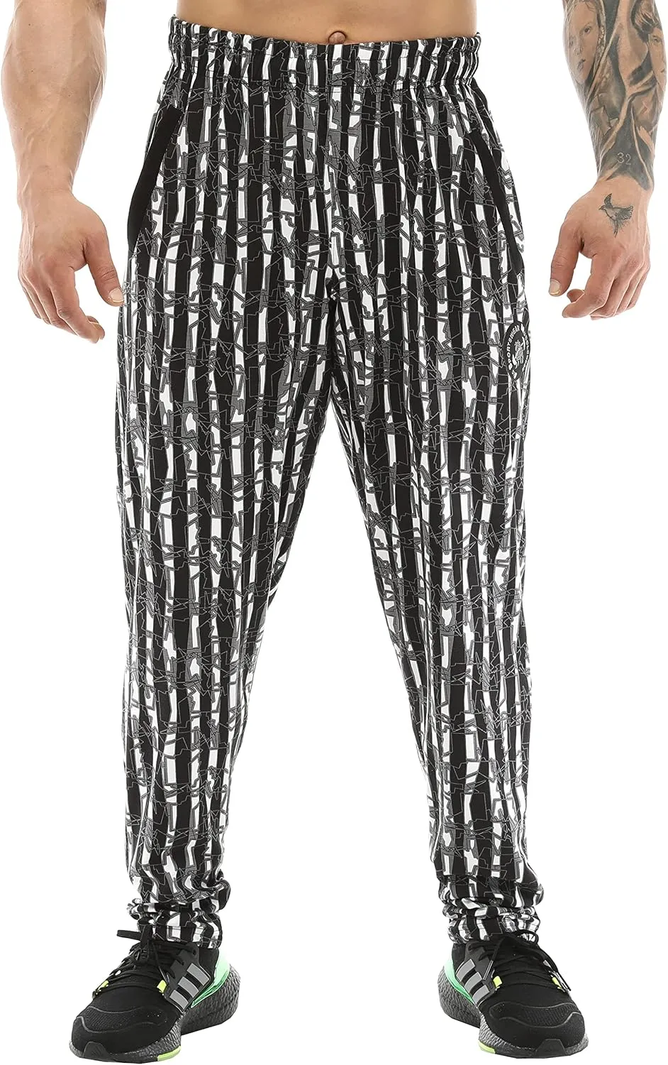 BIG SAM SPORTSWEAR COMPANY Men's Baggy Sweatpants with Pockets, Bodybuilding Active Wear Comfort Design Muscle Pants