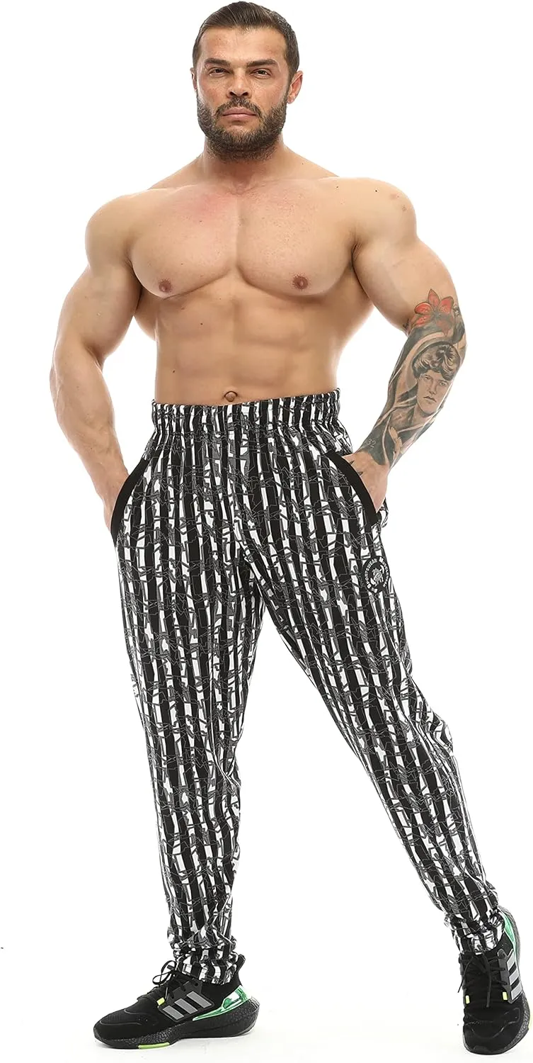 BIG SAM SPORTSWEAR COMPANY Men's Baggy Sweatpants with Pockets, Bodybuilding Active Wear Comfort Design Muscle Pants