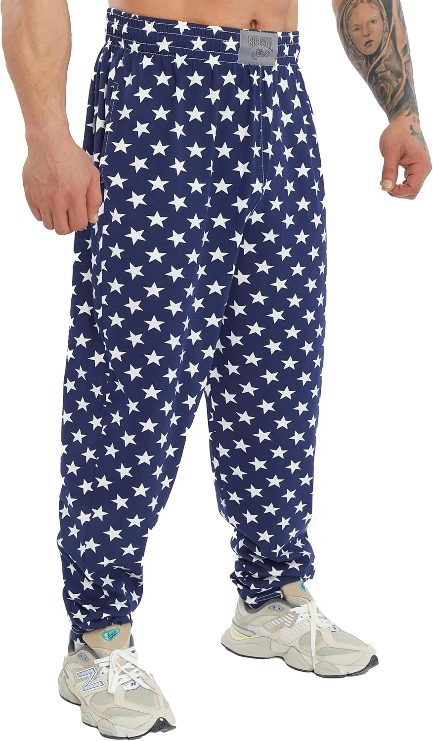 BIG SAM SPORTSWEAR COMPANY Men's Sweatpants with Pockets | Comfort Design Muscle Cotton Workout Pants