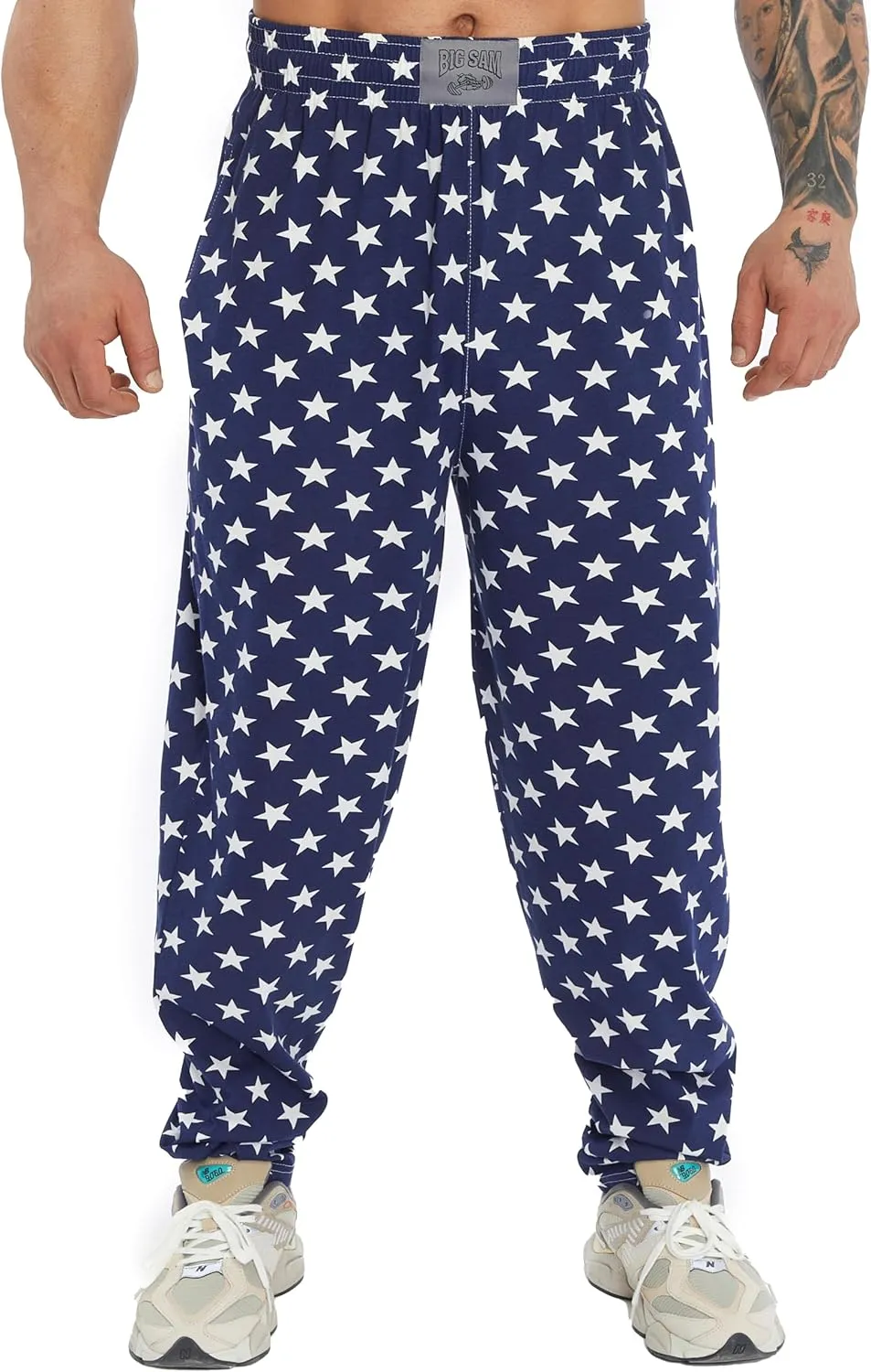 BIG SAM SPORTSWEAR COMPANY Men's Sweatpants with Pockets | Comfort Design Muscle Cotton Workout Pants