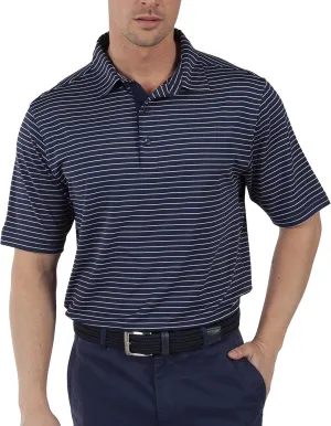Bobby Jones Golf Apparel - Performance RTJ Cypress Stripe Short Sleeve Golf Polo for Men