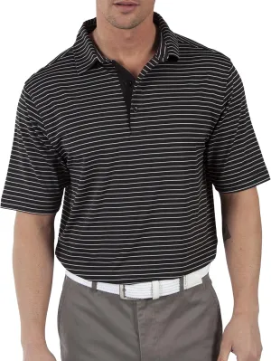 Bobby Jones Golf Apparel - Performance RTJ Cypress Stripe Short Sleeve Golf Polo for Men