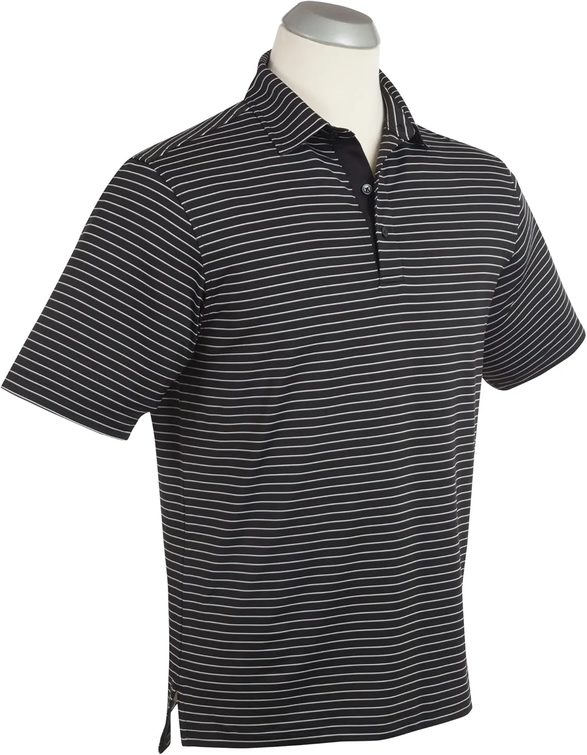 Bobby Jones Golf Apparel - Performance RTJ Cypress Stripe Short Sleeve Golf Polo for Men