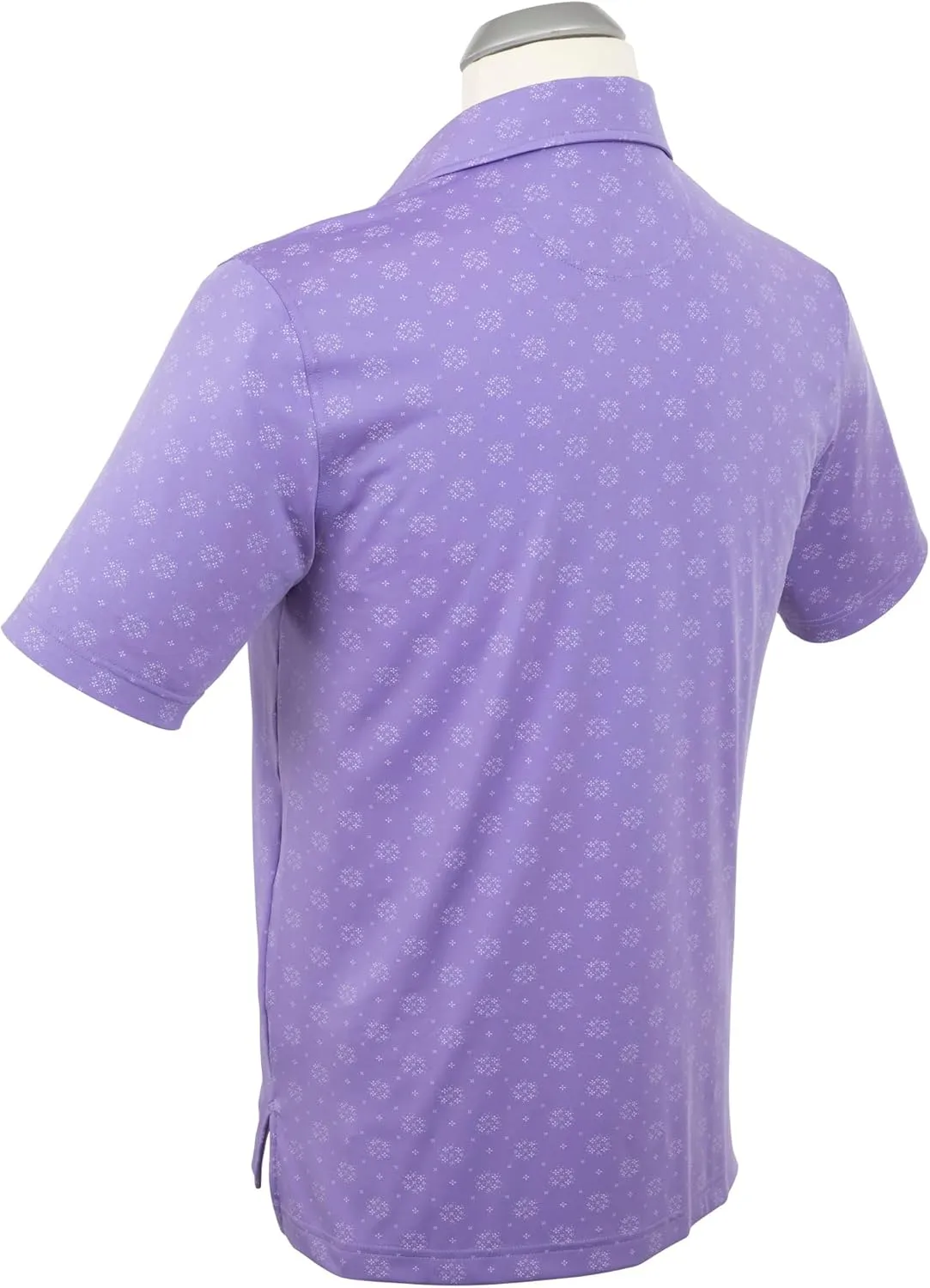 Bobby Jones Mens Short Sleeve Floral Print Performance Golf Polo Shirt (Size Small - 3XL)