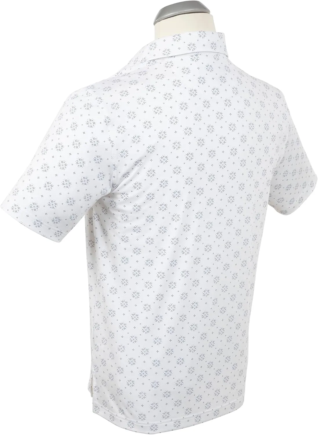 Bobby Jones Mens Short Sleeve Floral Print Performance Golf Polo Shirt (Size Small - 3XL)