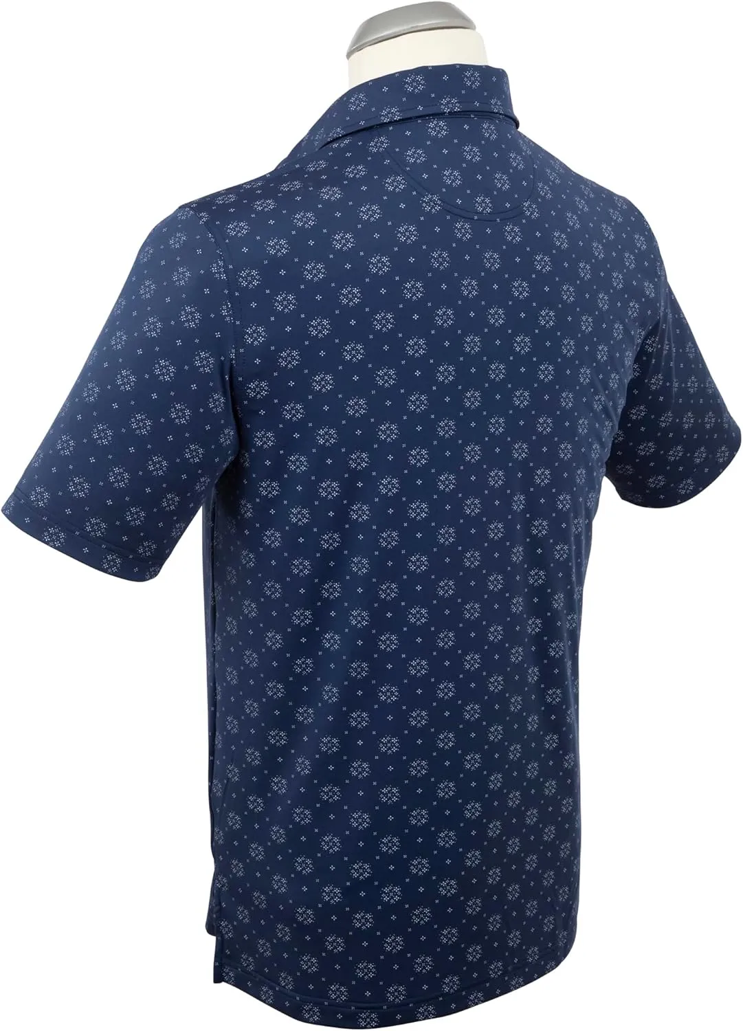 Bobby Jones Mens Short Sleeve Floral Print Performance Golf Polo Shirt (Size Small - 3XL)