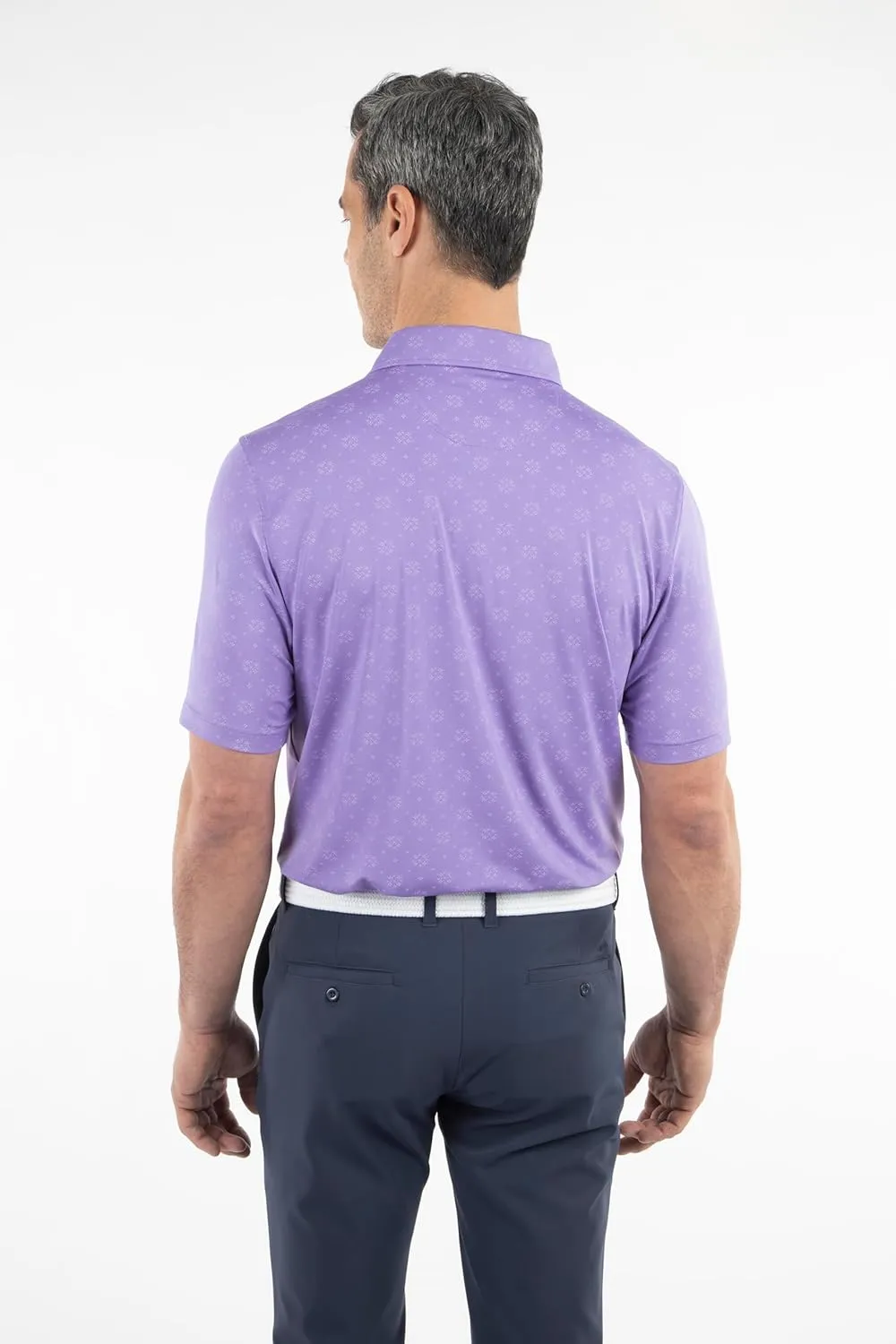 Bobby Jones Mens Short Sleeve Floral Print Performance Golf Polo Shirt (Size Small - 3XL)