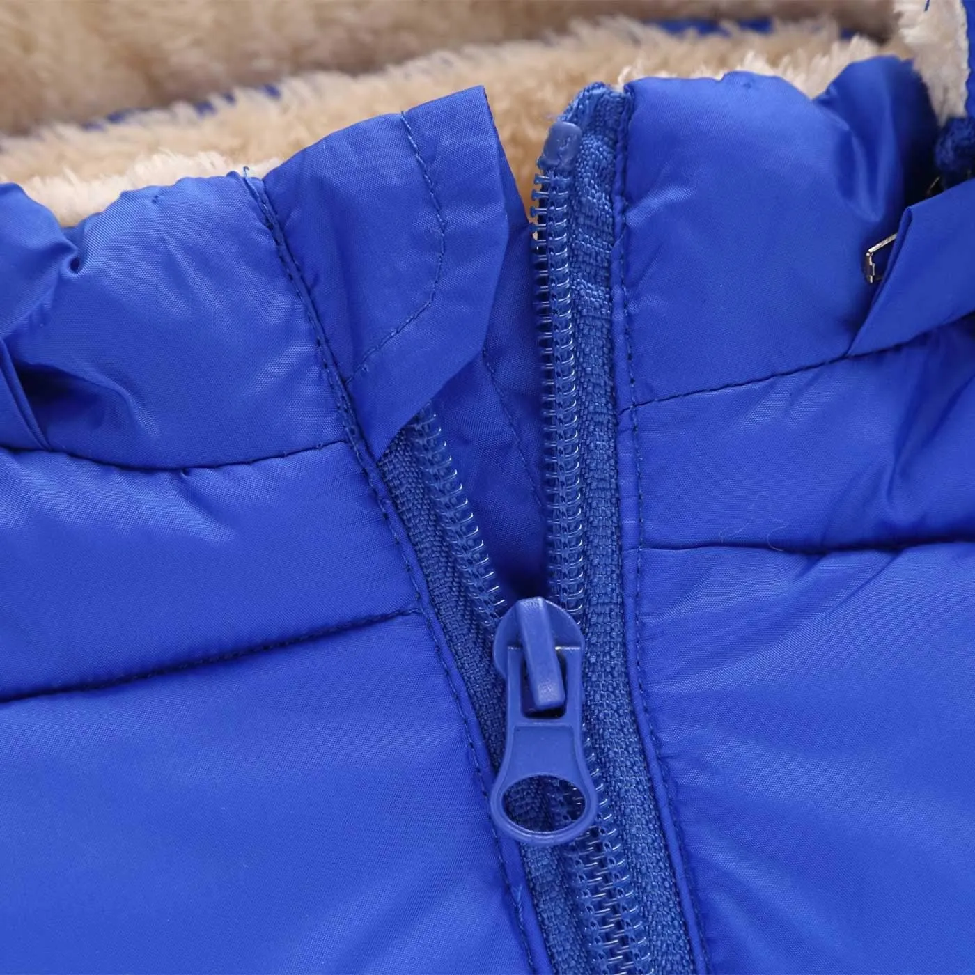 Boys/Girls Thick Jacket Fleece Warm Hooded Windproof Winter Coat Outwear for 2-7 Years