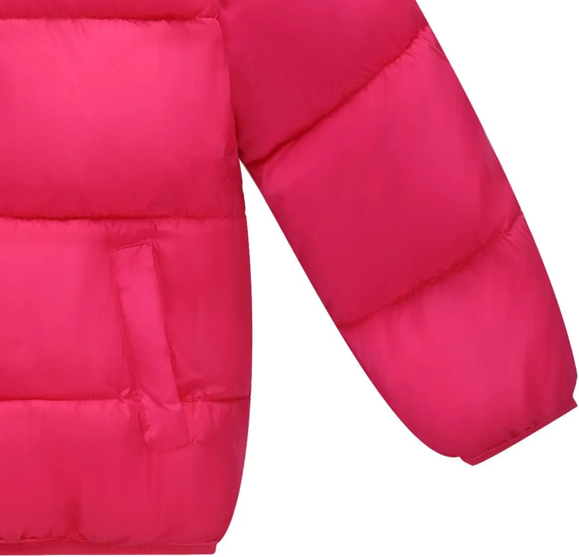 Boys/Girls Thick Jacket Fleece Warm Hooded Windproof Winter Coat Outwear for 2-7 Years