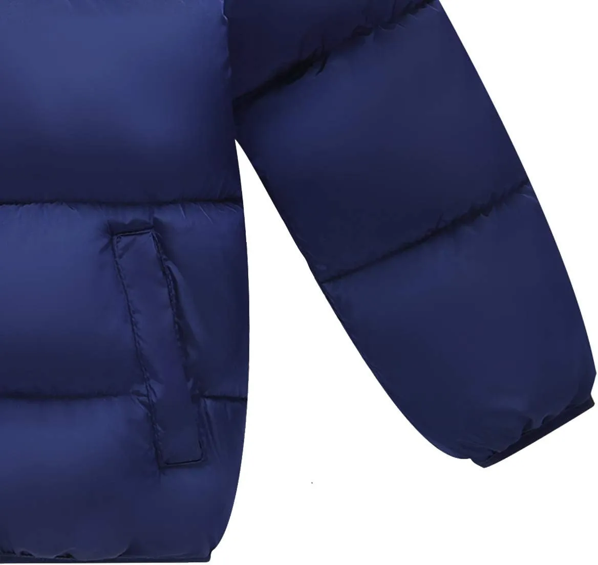 Boys/Girls Thick Jacket Fleece Warm Hooded Windproof Winter Coat Outwear for 2-7 Years