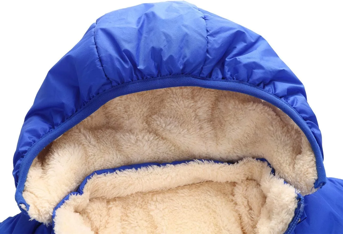 Boys/Girls Thick Jacket Fleece Warm Hooded Windproof Winter Coat Outwear for 2-7 Years