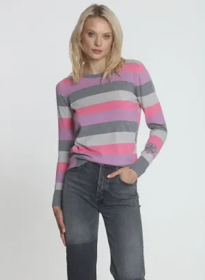 Brooke Lucky Stripe - Paris/lilac Multi