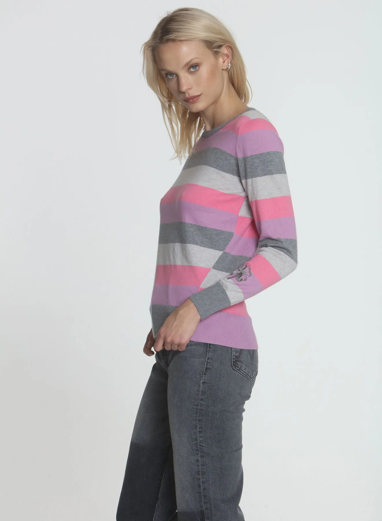 Brooke Lucky Stripe - Paris/lilac Multi