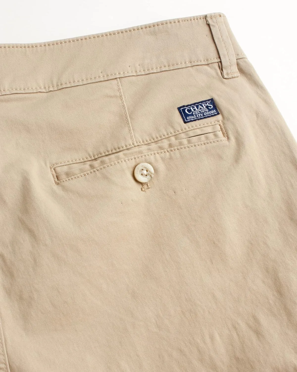 Chaps Men's Khaki Pants - Slim Fit Comfort Stretch Cotton Pant - Casual Chinos with Flex Waistband for Men