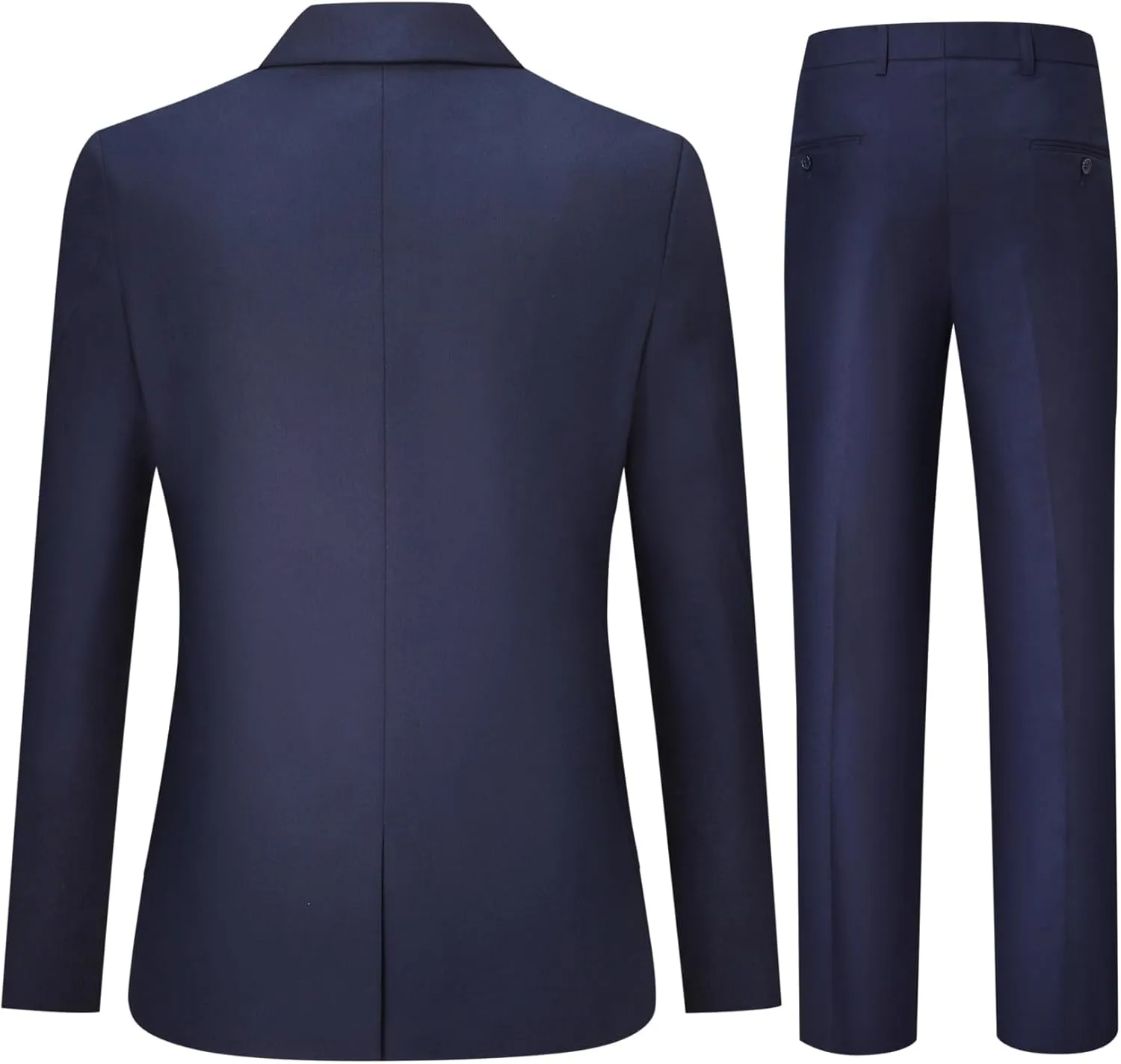 Cloudstyle Mens 2-Piece Dress Suit Blazer Slim Fit Double-Breasted Suit Jacket Sport Coat and Pants Set