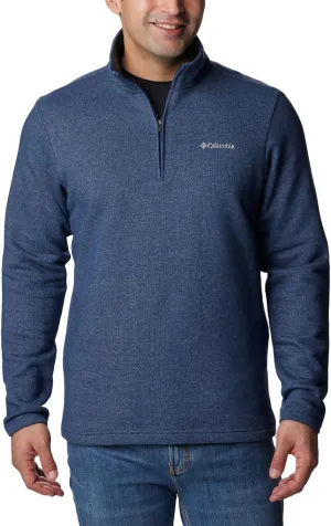 Columbia Men's Great Hart Mountain III Half Zip, Dark Mountain Heather, Large