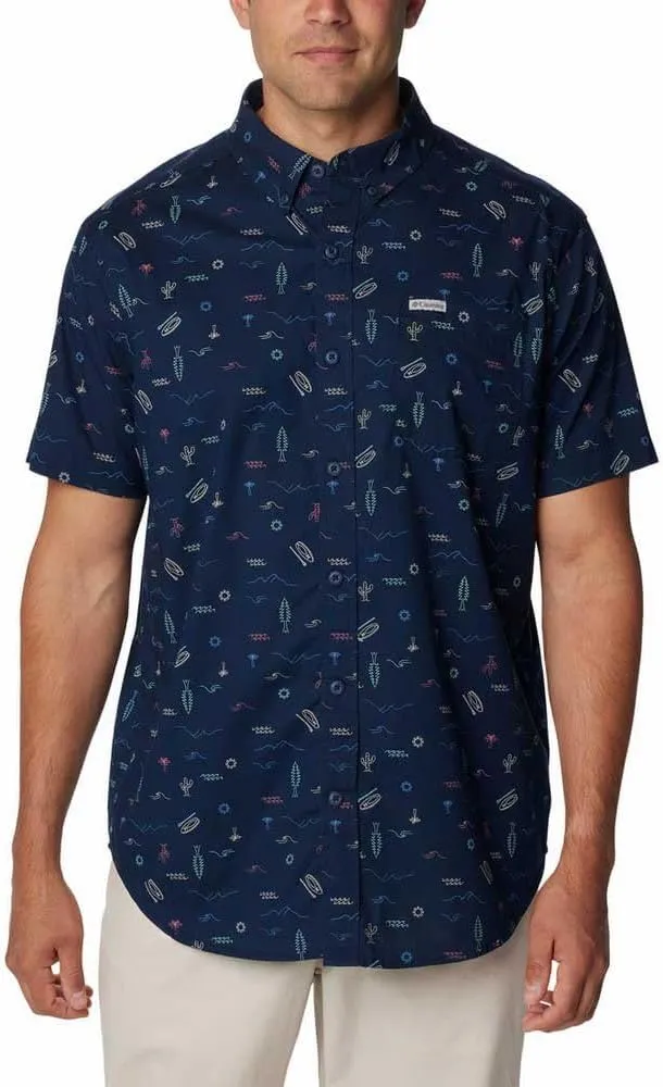 Columbia Men's Rapid Rivers Printed Short Sleeve Shirt