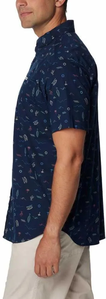 Columbia Men's Rapid Rivers Printed Short Sleeve Shirt