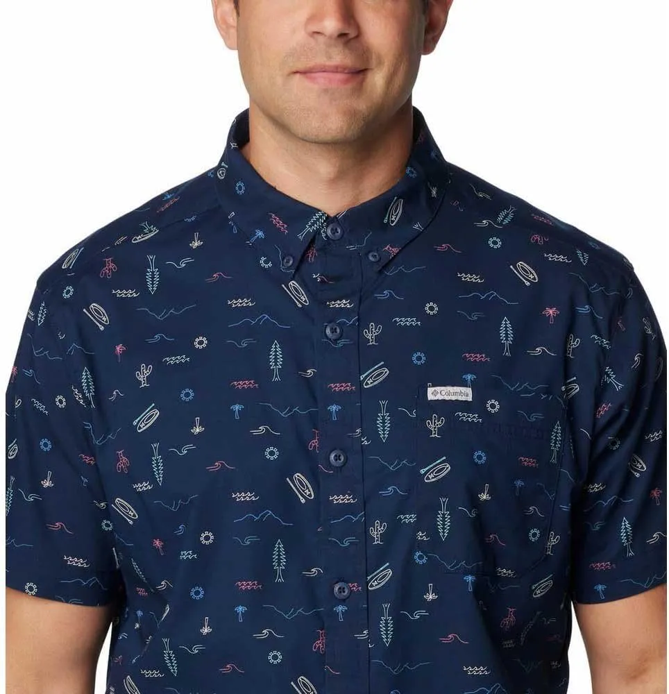 Columbia Men's Rapid Rivers Printed Short Sleeve Shirt