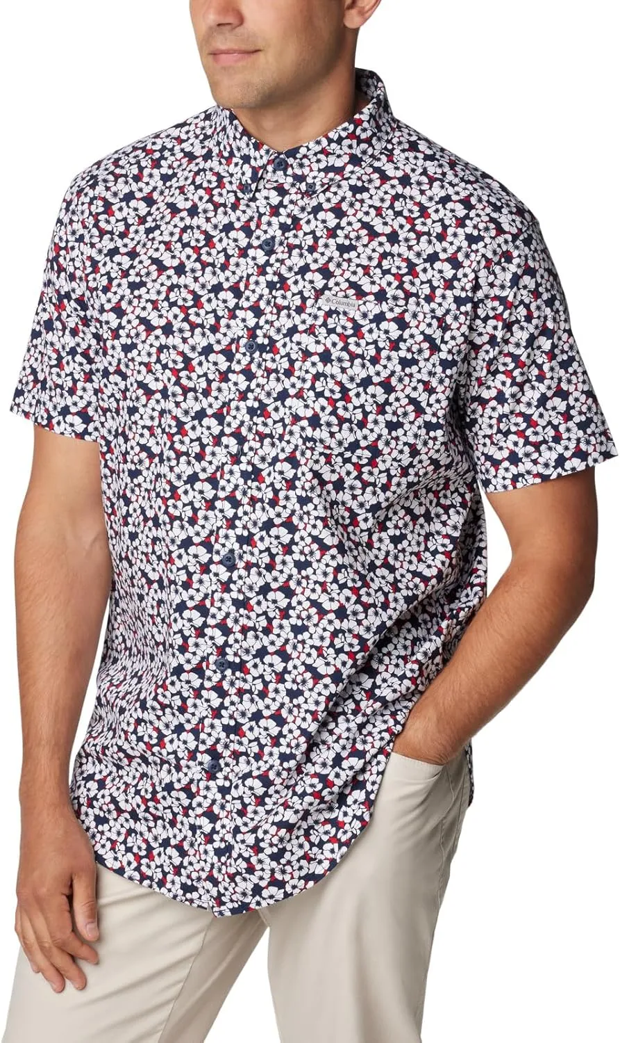 Columbia Men's Rapid Rivers Printed Short Sleeve Shirt