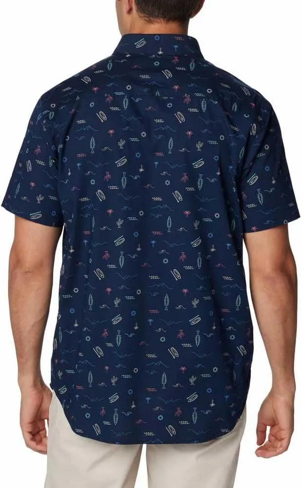 Columbia Men's Rapid Rivers Printed Short Sleeve Shirt