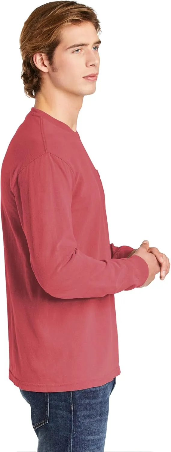 Comfort color Men's 4410 Heavyweight Long Sleeve Pocket T-Shirt