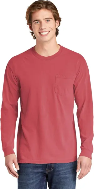 Comfort color Men's 4410 Heavyweight Long Sleeve Pocket T-Shirt