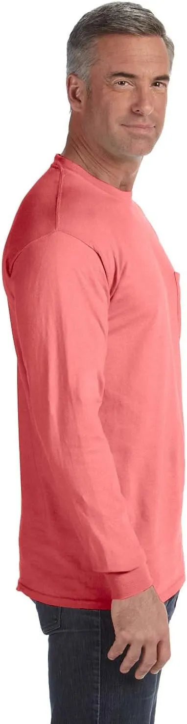 Comfort color Men's 4410 Heavyweight Long Sleeve Pocket T-Shirt