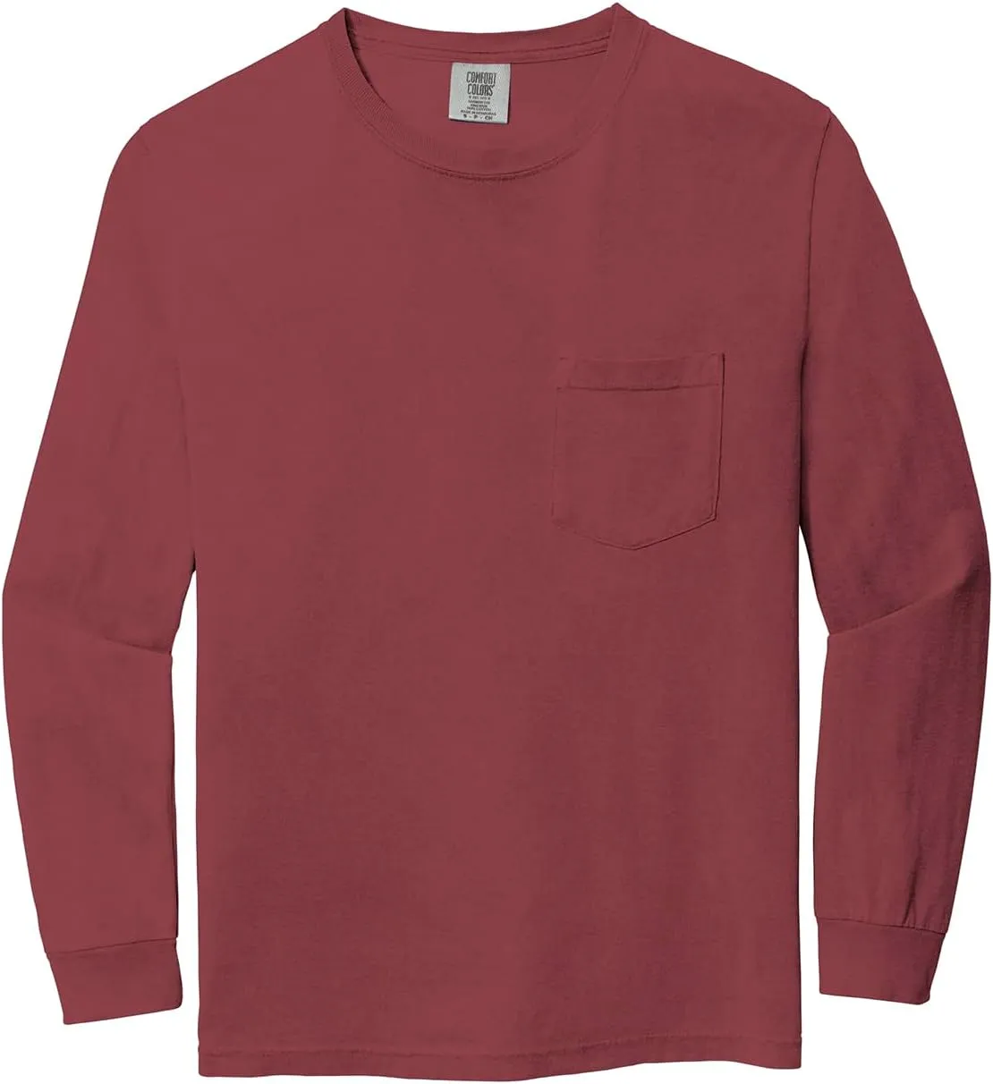 Comfort color Men's 4410 Heavyweight Long Sleeve Pocket T-Shirt