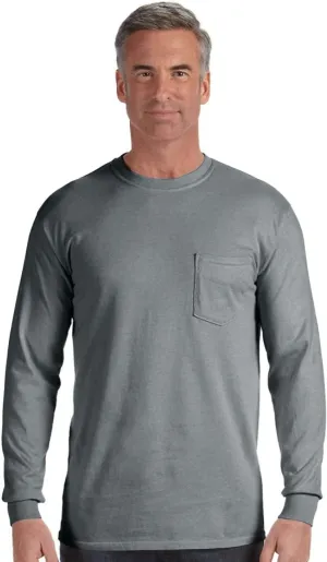 Comfort color Men's 4410 Heavyweight Long Sleeve Pocket T-Shirt