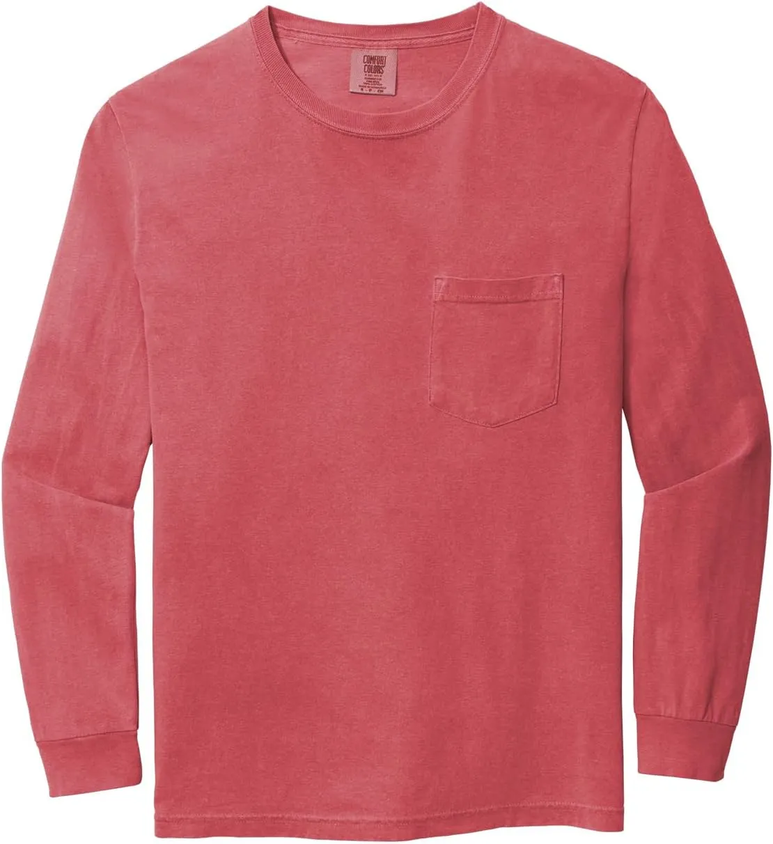 Comfort color Men's 4410 Heavyweight Long Sleeve Pocket T-Shirt