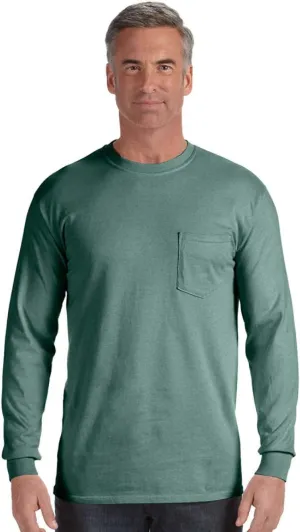 Comfort color Men's 4410 Heavyweight Long Sleeve Pocket T-Shirt